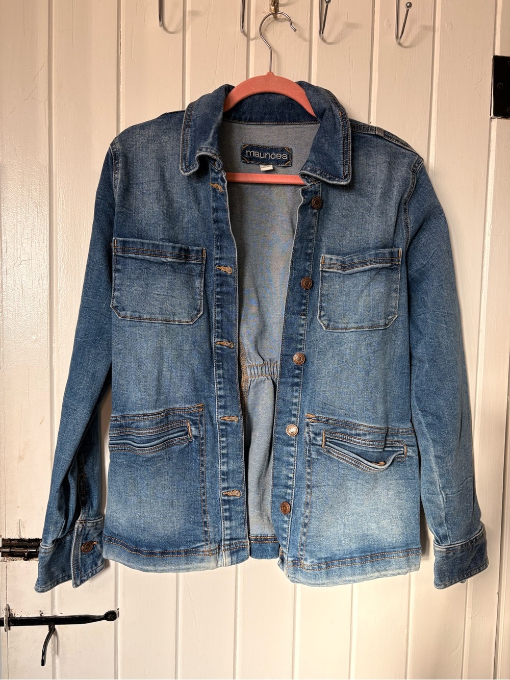 Maurices Light Blue Denim Jacket